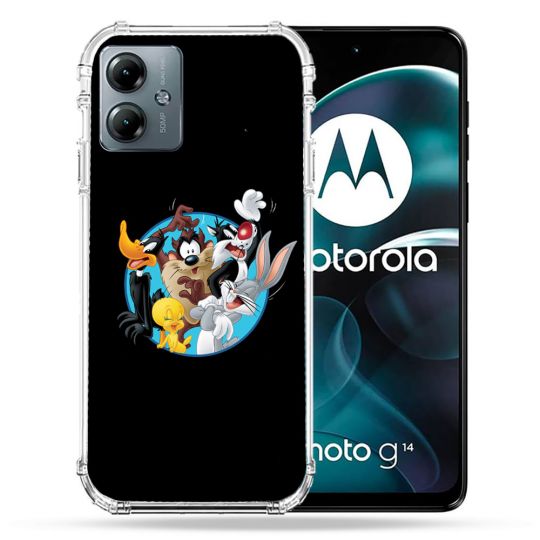 Coque Renforcée Pour Motorola G14 4G Looney Tunes