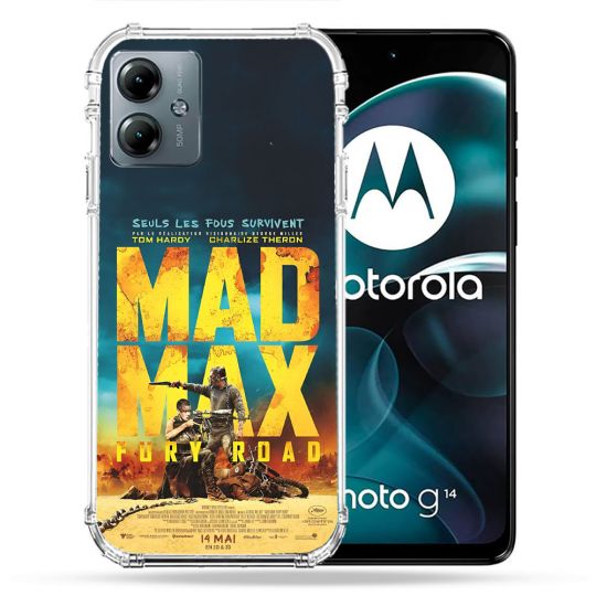 Coque Renforcée Pour Motorola G14 4G Mad Max Affiche