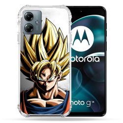 Coque Renforcée Pour Motorola G14 4G Manga Dragon Ball Sangoku Portrait