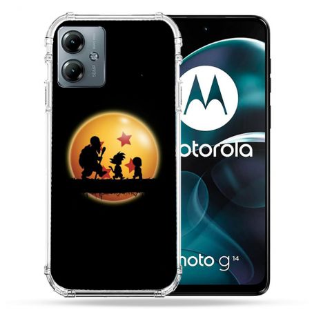 Coque Renforcée Pour Motorola G14 4G Manga Dragon Ball Vintage
