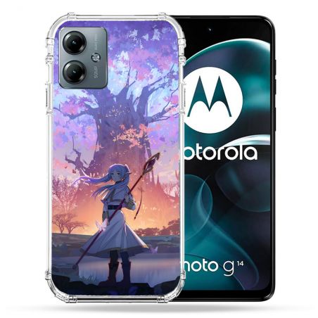 Coque Renforcée Pour Motorola G14 4G Manga Frieren