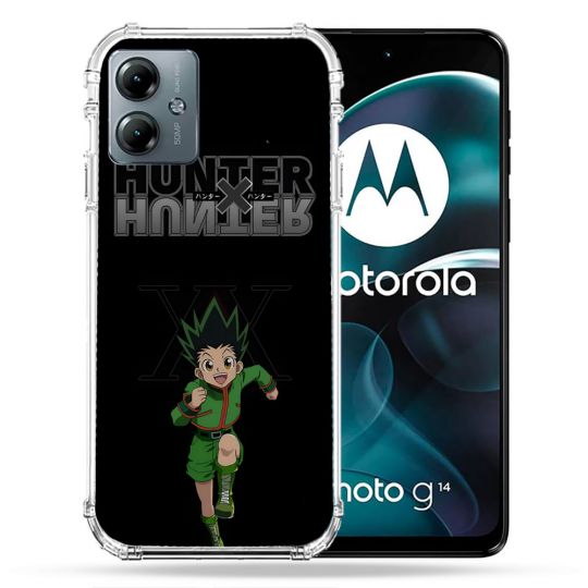 Coque Renforcée Pour Motorola G14 4G Manga Hunter X Hunter Gon