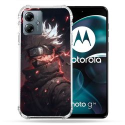 Coque Renforcée Pour Motorola G14 4G Manga Naruto Kakashi Dark