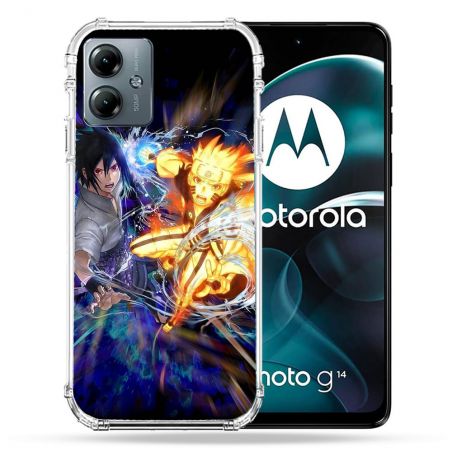 Coque Renforcée Pour Motorola G14 4G Manga Naruto VS