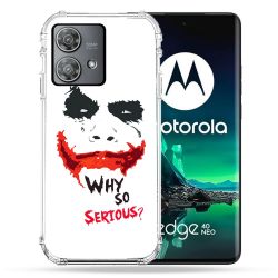 Coque Renforcée Pour Motorola Edge 40 Neo Joker Blanc