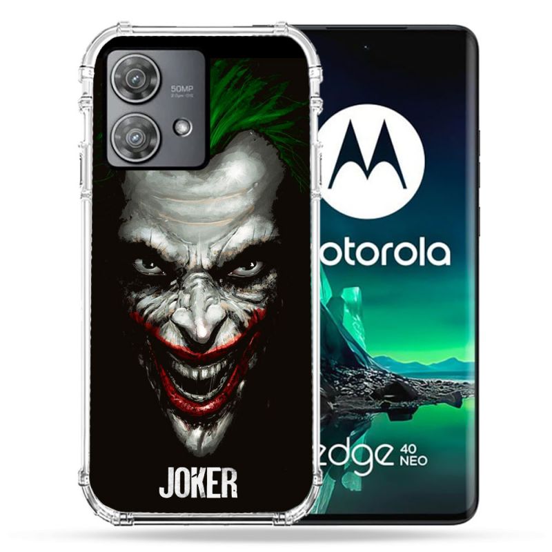 Coque Renforcée Pour Motorola Edge 40 Neo Joker Noir