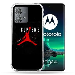Coque Renforcée Pour Motorola Edge 40 Neo Jordan Supreme Noir