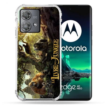 Coque Renforcée Pour Motorola Edge 40 Neo Le Livre De La Jungle Affiche
