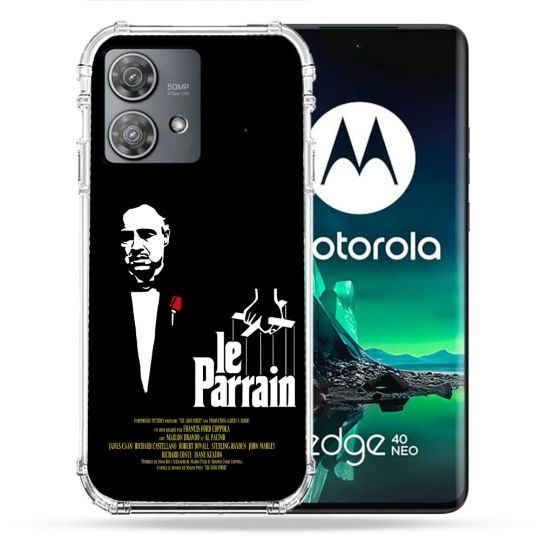 Coque Renforcée Pour Motorola Edge 40 Neo Le Parrain Affiche