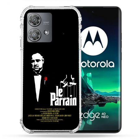 Coque Renforcée Pour Motorola Edge 40 Neo Le Parrain Affiche