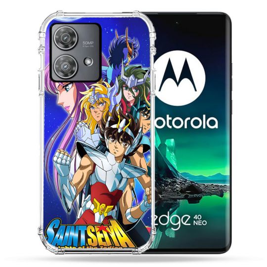 Coque Renforcée Pour Motorola Edge 40 Neo Les Chevaliers Du Zodiaque