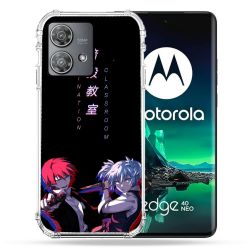 Coque Renforcée Pour Motorola Edge 40 Neo Manga Assassination Classroom Duo
