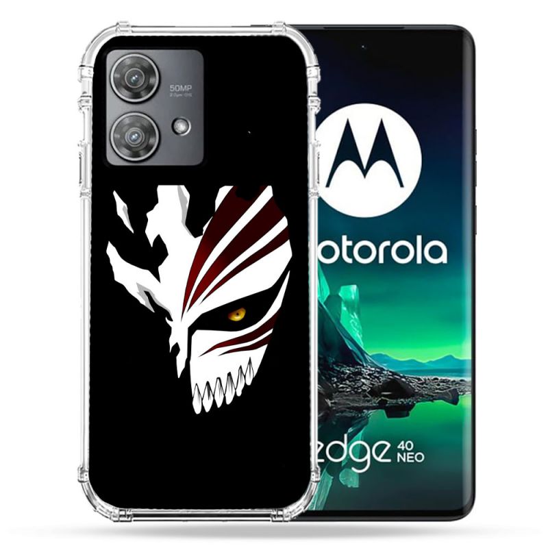 Coque Renforcée Pour Motorola Edge 40 Neo Manga Bleach Masque