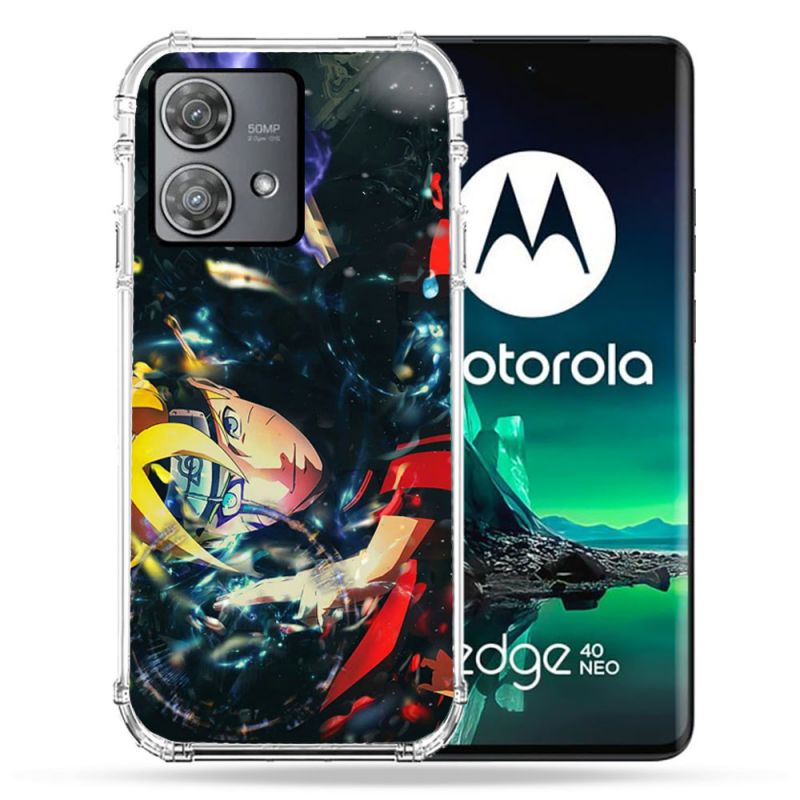 Coque Renforcée Pour Motorola Edge 40 Neo Manga Boruto Eclair