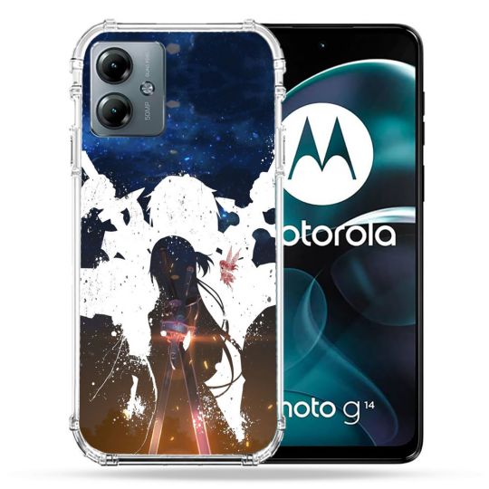 Coque Renforcée Pour Motorola G14 4G Manga SAO sword Art Online Asuna
