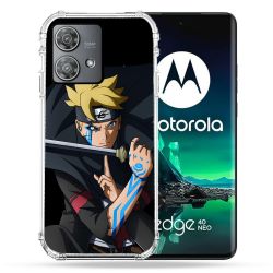 Coque Renforcée Pour Motorola Edge 40 Neo Manga Boruto Tatouage