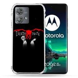 Coque Renforcée Pour Motorola Edge 40 Neo Manga Death Note Noir