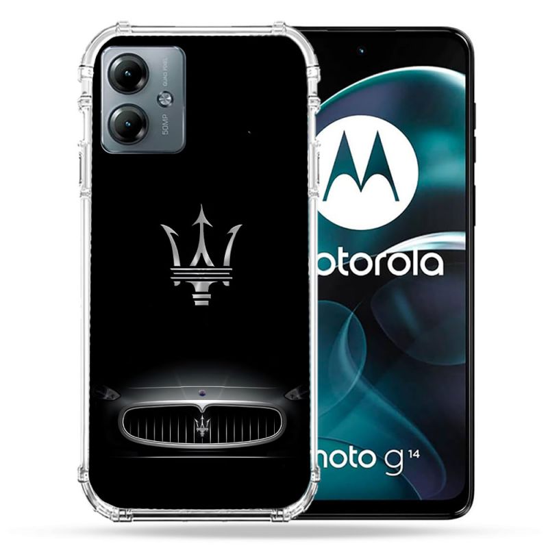 Coque Renforcée Pour Motorola G14 4G Maserati