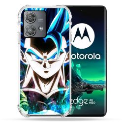 Coque Renforcée Pour Motorola Edge 40 Neo Manga Dragon Ball Gogeta Visage