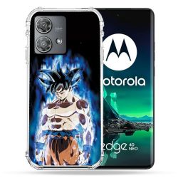 Coque Renforcée Pour Motorola Edge 40 Neo Manga Dragon Ball Sangoku Noir