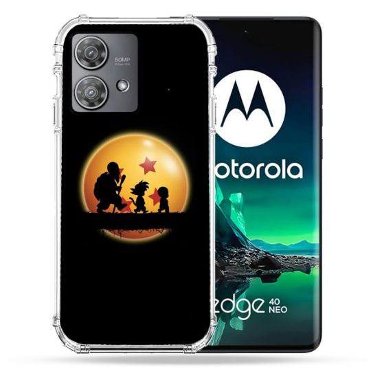 Coque Renforcée Pour Motorola Edge 40 Neo Manga Dragon Ball Vintage
