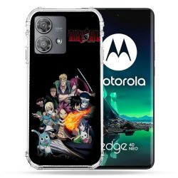 Coque Renforcée Pour Motorola Edge 40 Neo Manga Fairy Tail Logo Team