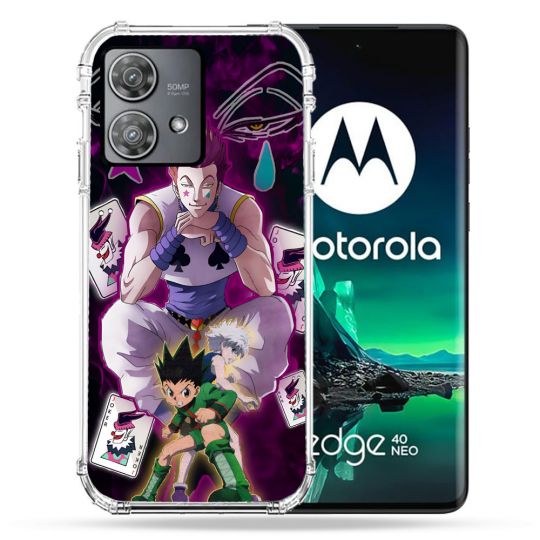 Coque Renforcée Pour Motorola Edge 40 Neo Manga Hunter X Hunter Hisoka