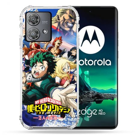 Coque Renforcée Pour Motorola Edge 40 Neo Manga My Hero Academia Affiche