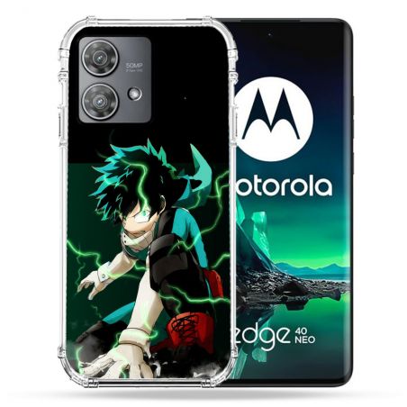 Coque Renforcée Pour Motorola Edge 40 Neo Manga My Hero Academia Deku