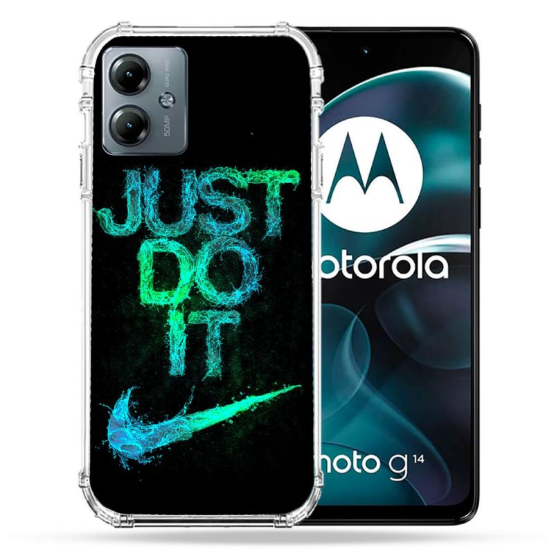Coque Renforcée Pour Motorola G14 4G Nike Just Do It