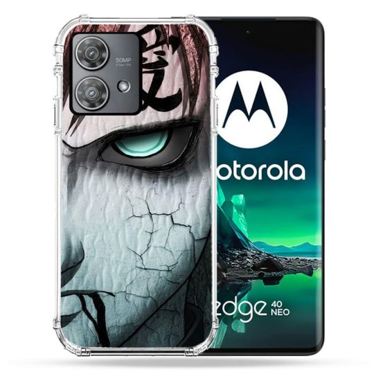 Coque Renforcée Pour Motorola Edge 40 Neo Manga Naruto Gaara