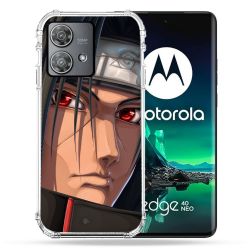 Coque Renforcée Pour Motorola Edge 40 Neo Manga Naruto Itachi Visage