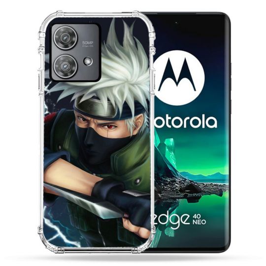 Coque Renforcée Pour Motorola Edge 40 Neo Manga Naruto Kakashi