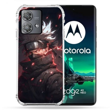 Coque Renforcée Pour Motorola Edge 40 Neo Manga Naruto Kakashi Dark