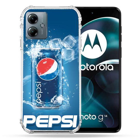 Coque Renforcée Pour Motorola G14 4G Pepsi