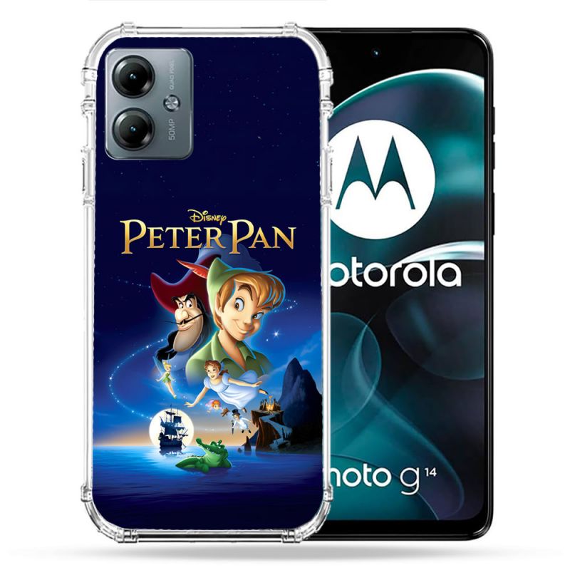 Coque Renforcée Pour Motorola G14 4G Peter Pan Affiche