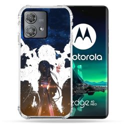 Coque Renforcée Pour Motorola Edge 40 Neo Manga SAO sword Art Online Asuna