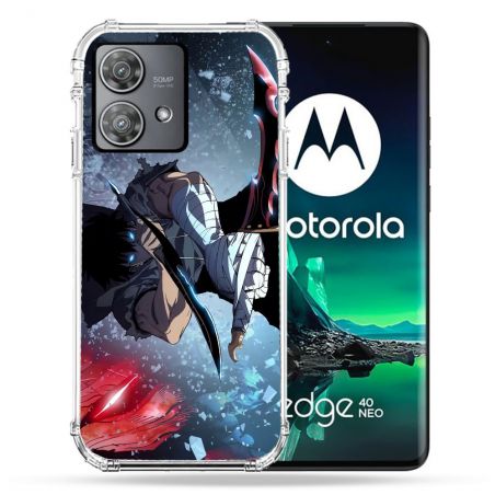 Coque Renforcée Pour Motorola Edge 40 Neo Manga Solo Leveling Sung Epee