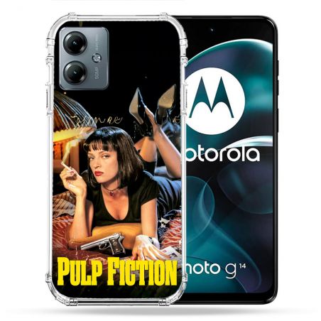 Coque Renforcée Pour Motorola G14 4G Pulp Fiction Affiche