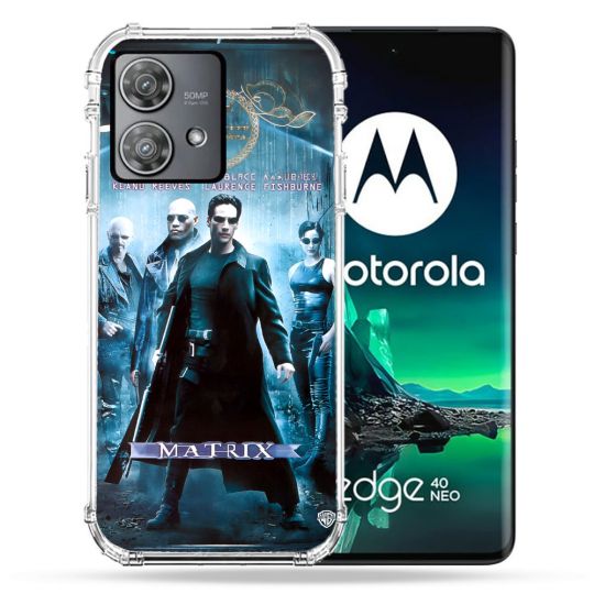 Coque Renforcée Pour Motorola Edge 40 Neo Matrix Affiche