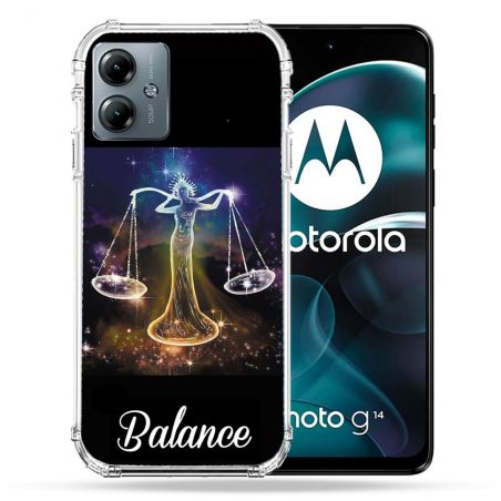 Coque Renforcée Pour Motorola G14 4G Signe Zodiaque 2 Balance