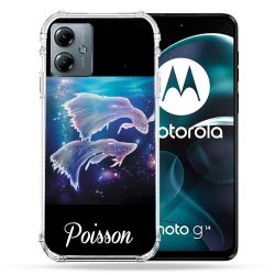 Coque Renforcée Pour Motorola G14 4G Signe Zodiaque 2 Poisson