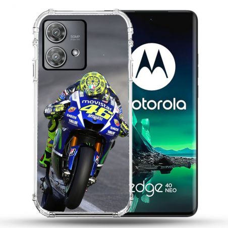 Coque Renforcée Pour Motorola Edge 40 Neo Moto Course GP Wheeling 46