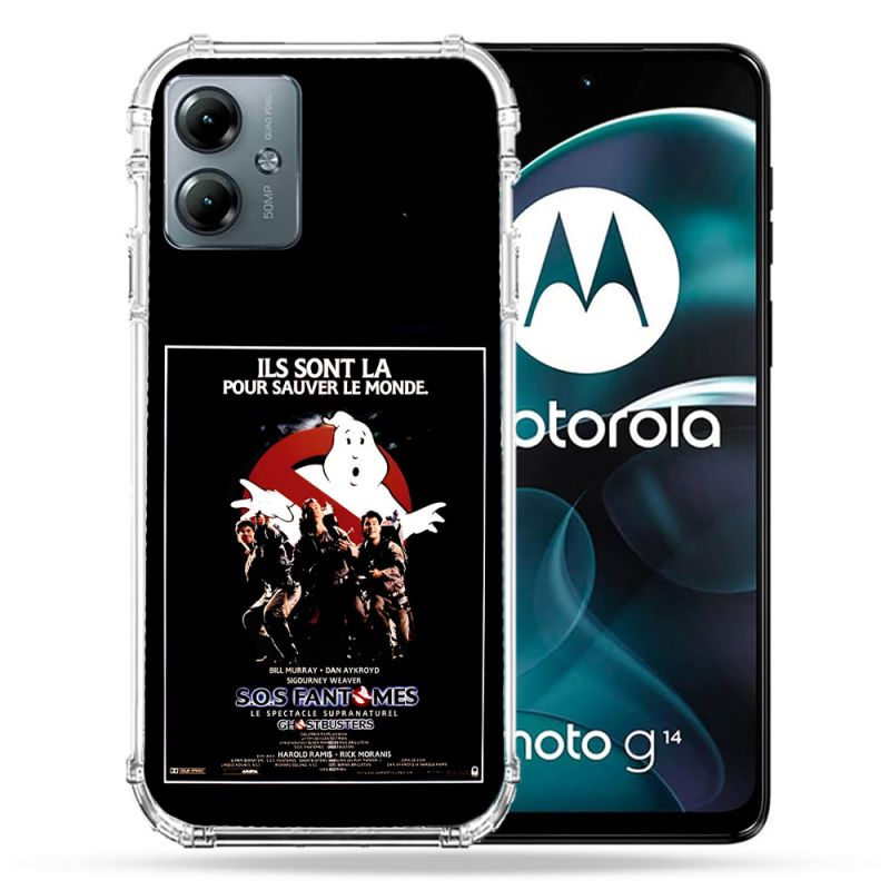 Coque Renforcée Pour Motorola G14 4G SOS Fantome Affiche