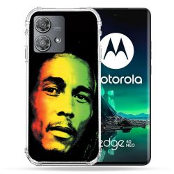 Coque Renforcée Pour Motorola Edge 40 Neo Musique Bob Marley 2
