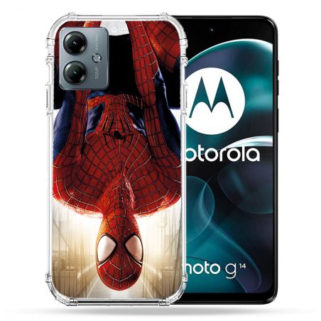 Coque Renforcée Pour Motorola G14 4G Spiderman Invers