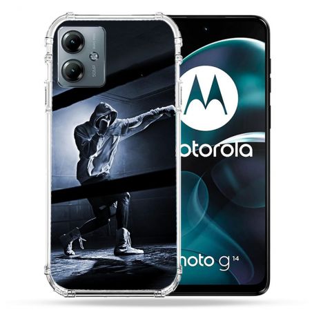 Coque Renforcée Pour Motorola G14 4G Sport Boxe Poing