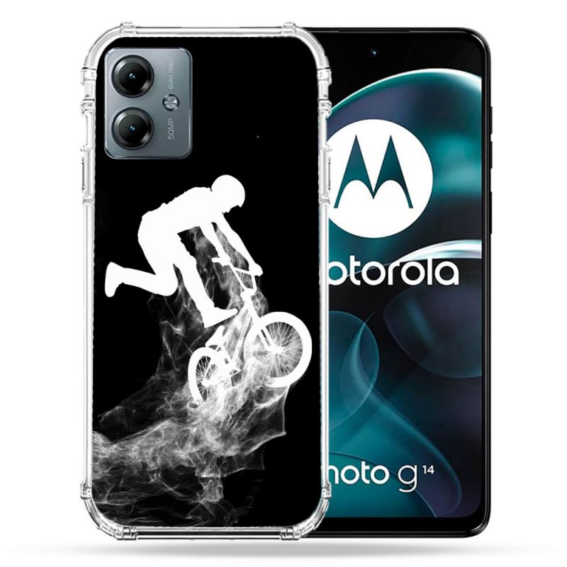 Coque Renforcée Pour Motorola G14 4G Sport VTT Noir