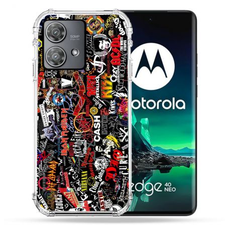 Coque Renforcée Pour Motorola Edge 40 Neo Musique Rock Groupe