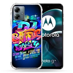 Coque Renforcée Pour Motorola G14 4G Street Art Rap